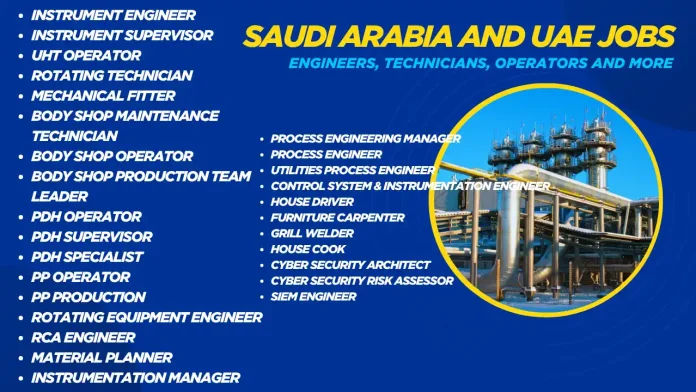 Saudi Arabia and UAE Jobs